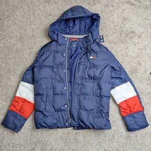 Navy Blue and Red Jacket